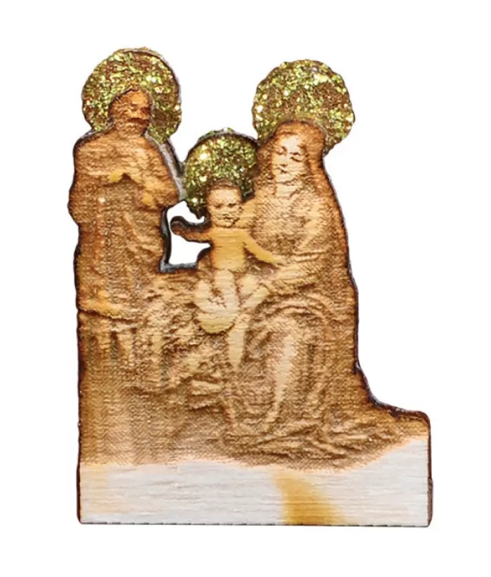 Boutique de Noël Usb & Led*Nativity Chapel Ornament