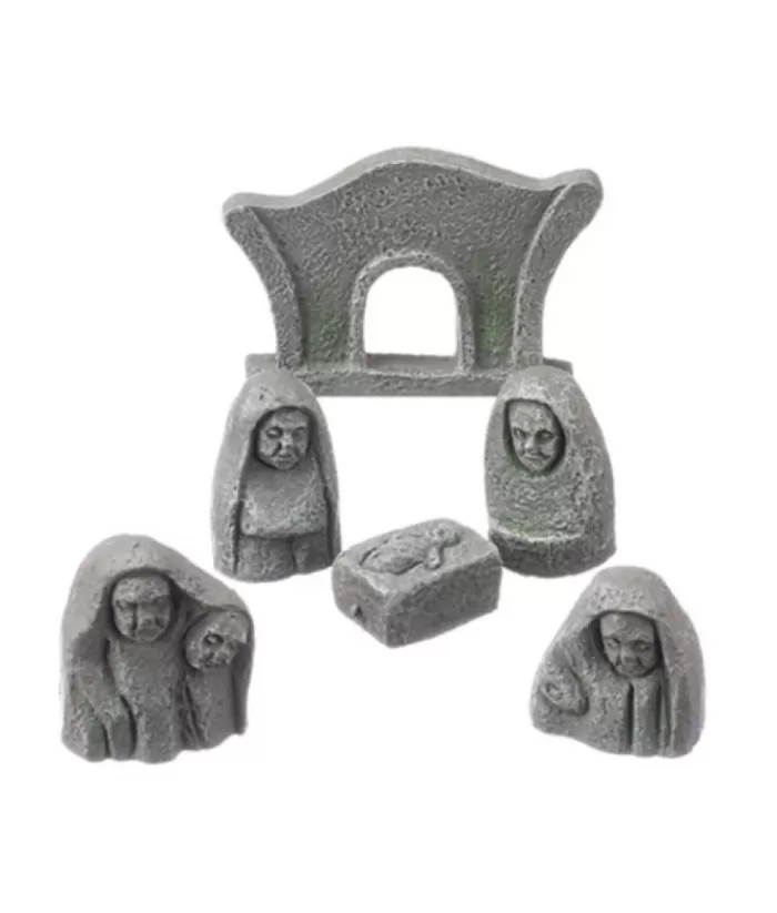 Boutique de Noël Religion*Nativity Scene, Celtic Style And Presentation Box, 6 Pieces