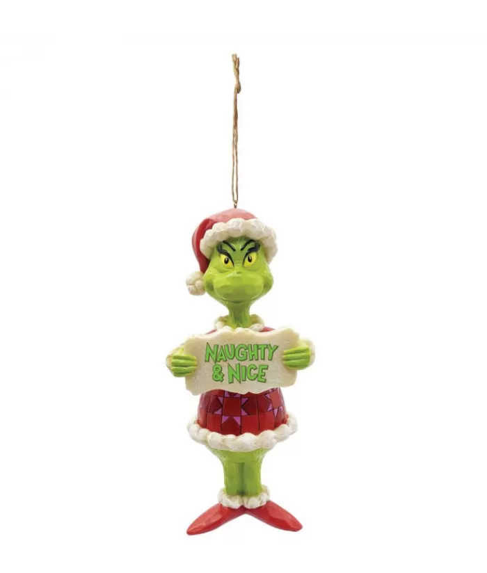 Discount Naughty And Nice Grinch Ornament Miscellaneous