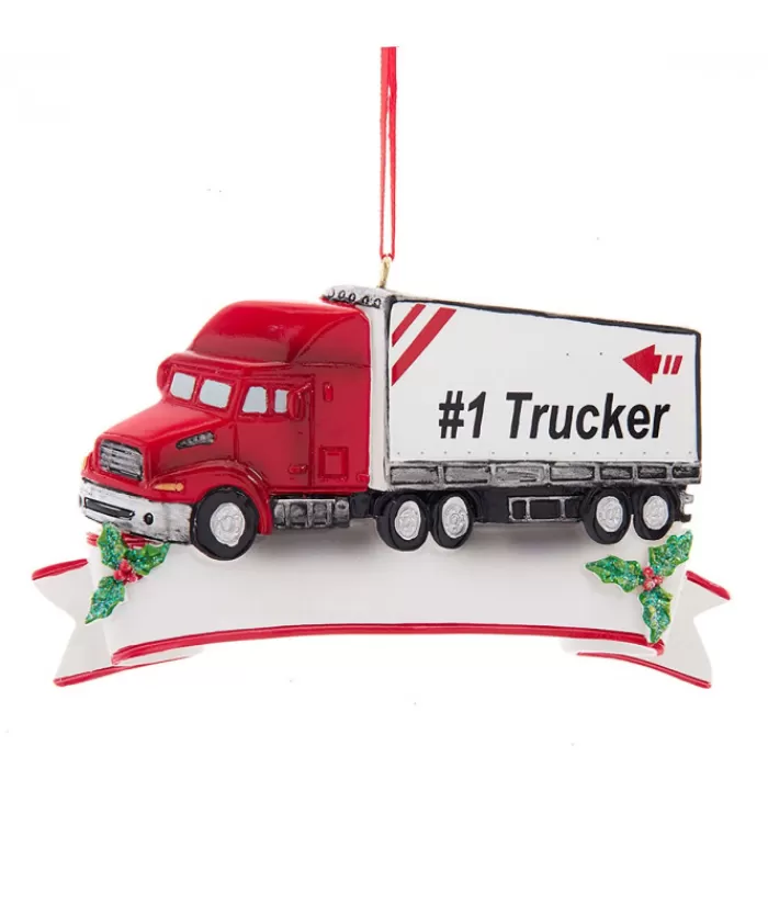 Clearance Number One Trucker Ornament Hobbies & Professions