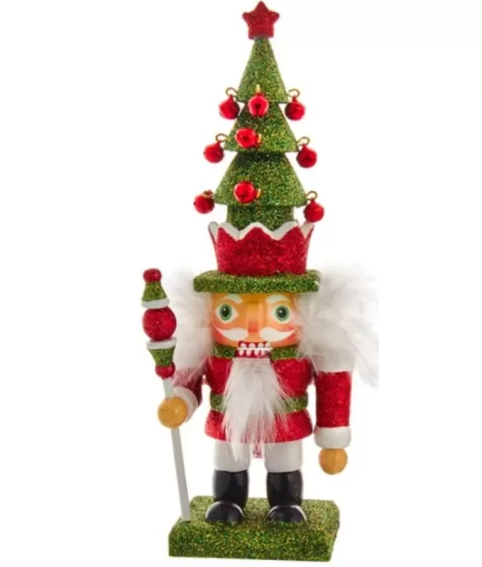 Boutique de Noël Ballet & Nutcrackers*Nutcracker With Tree Hat And Green Base