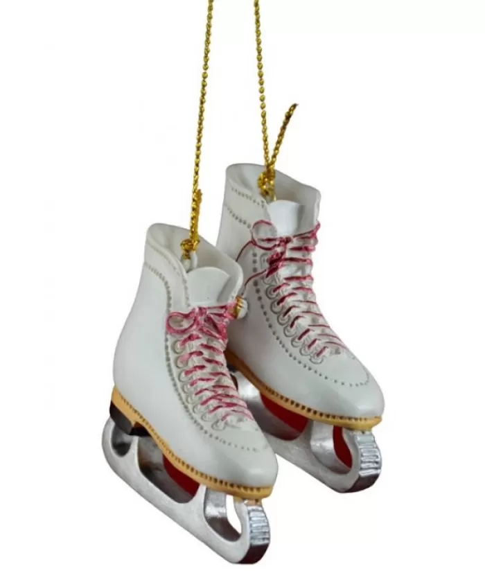 Outlet Ornament, A Pair Of White Skates Hobbies & Professions