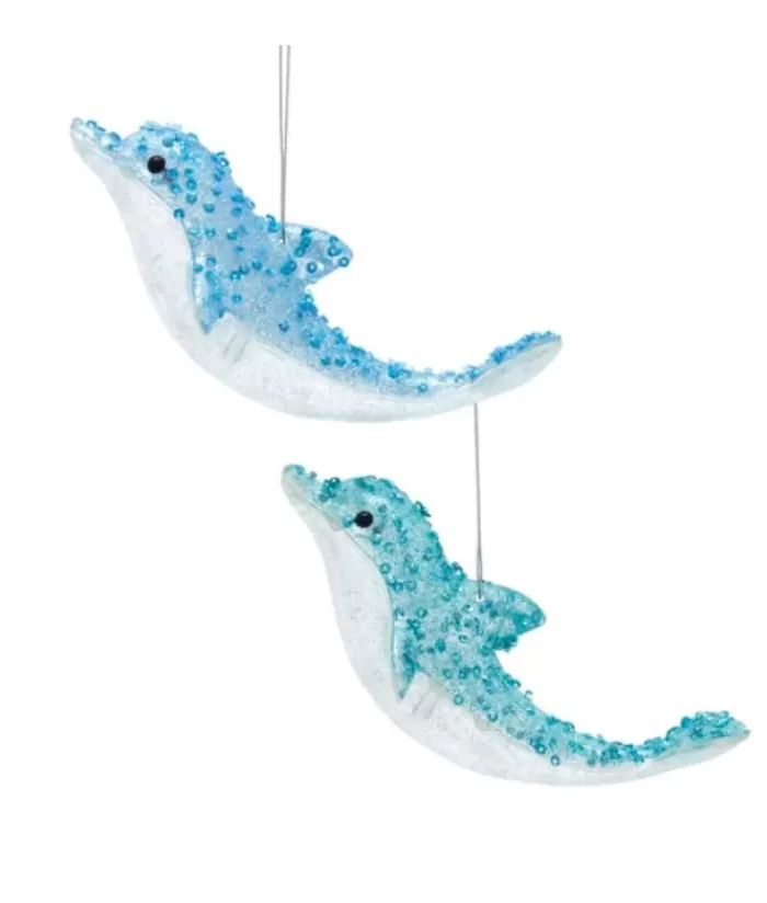 Online Ornament Blue/Teal Dolphin, Plastic Ocean