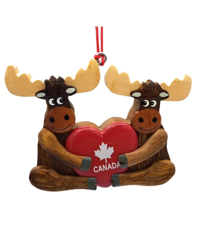 Best Ornament, Canada Souvenir, Moose Love Animals