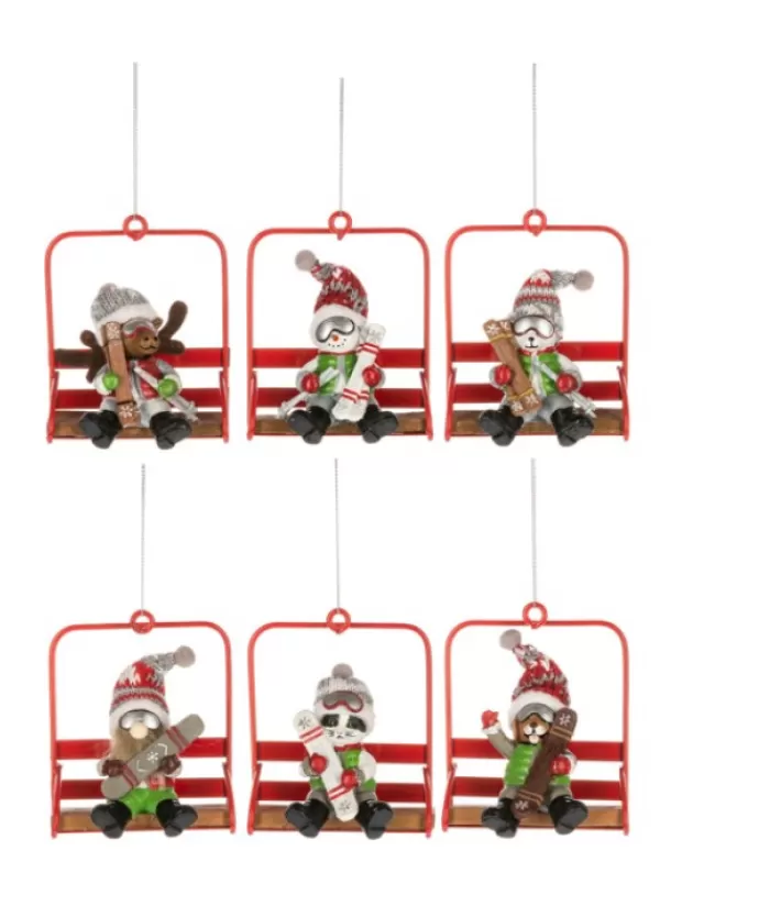 Outlet Ornament, Cat On The Ski Chairlift Hobbies & Professions