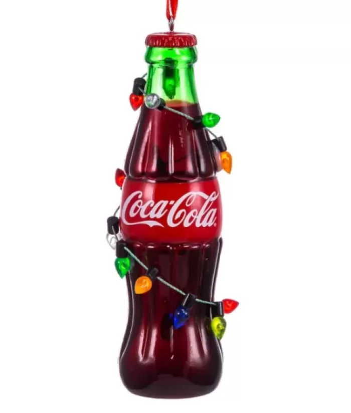 Shop Ornament, Coke Bottle With String Of Xmas Lights Foody & Drinks