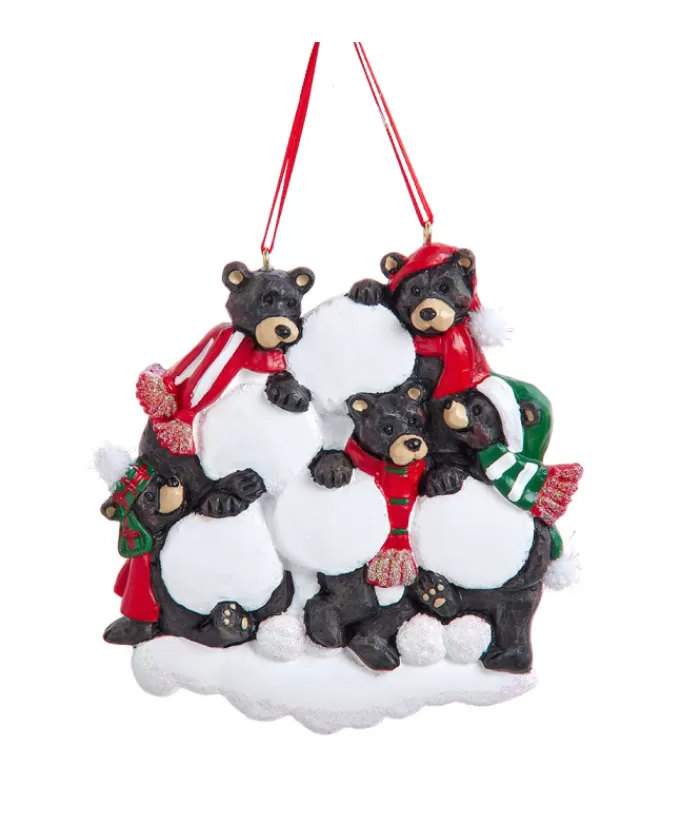 Cheap Ornament, Family Of 5 Black Bears The Bears