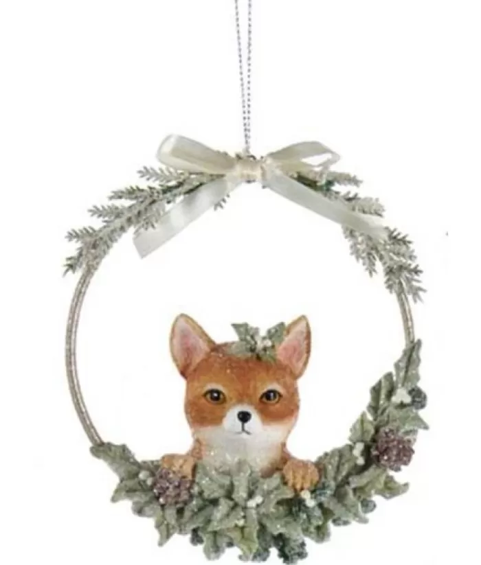 Boutique de Noël Enchanted Forest*Ornament, Fox In Garland