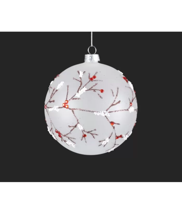 Boutique de Noël Enchanted Forest*Ornament, Frosted Glass