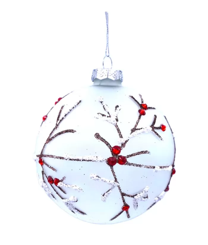 Boutique de Noël Enchanted Forest*Ornament, Frosted Glass