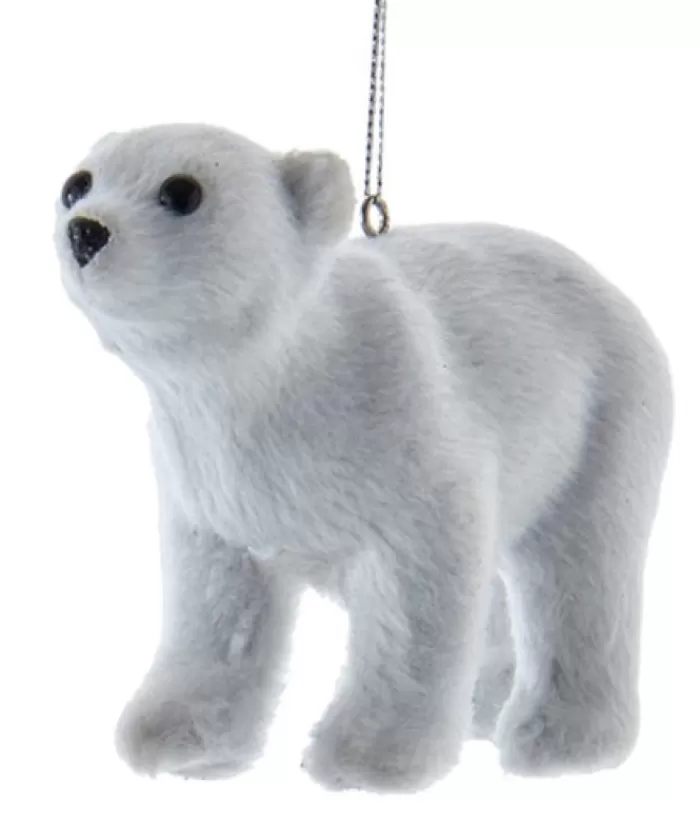 Sale Ornament, Furry Polar Bear Animals