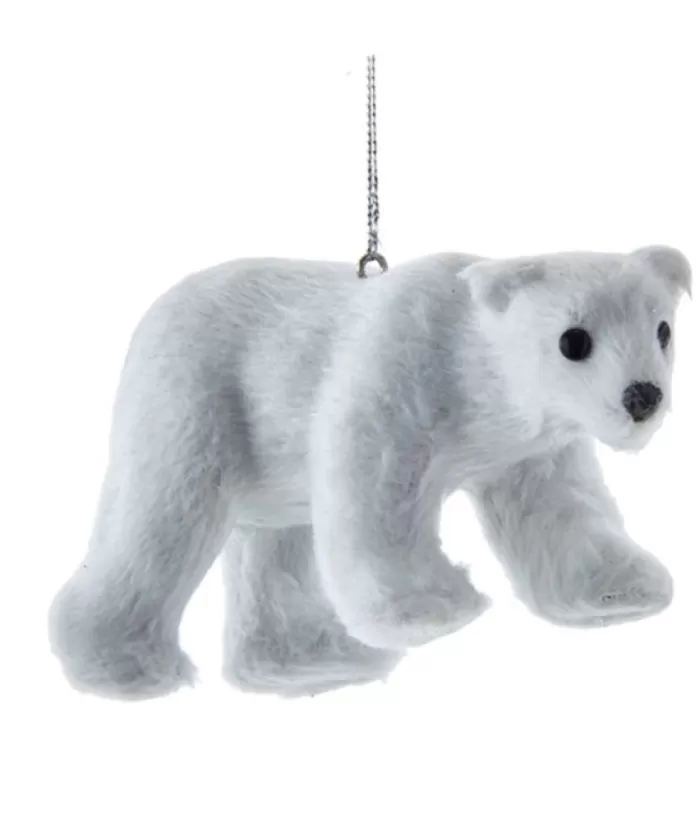 Boutique de Noël Winter Wonderland*Ornament, Furry Polar Bear