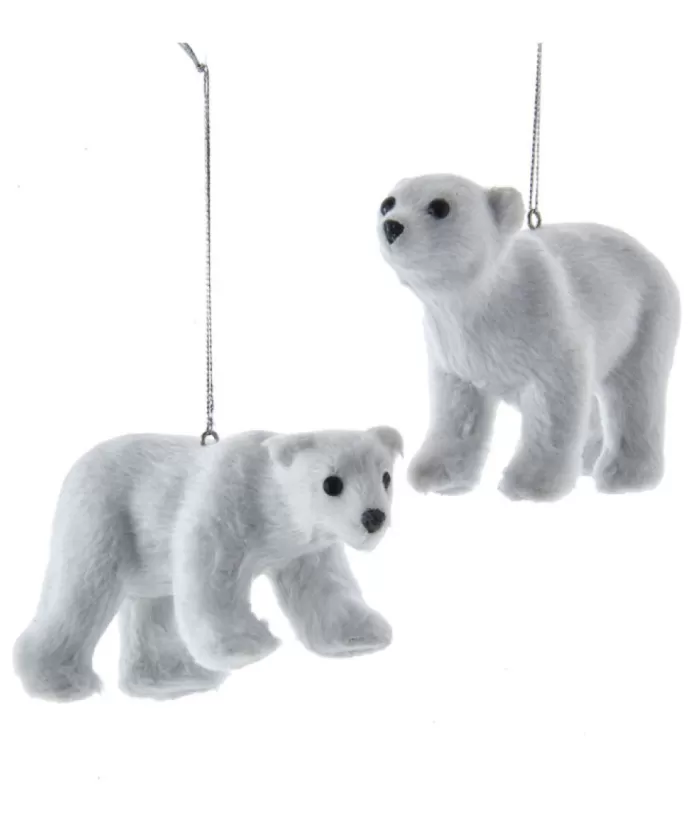 Boutique de Noël Winter Wonderland*Ornament, Furry Polar Bear