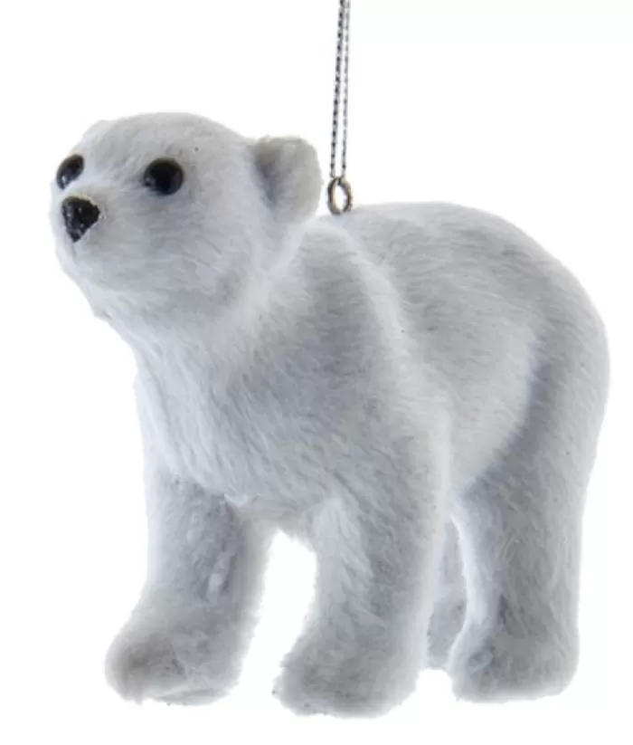 Boutique de Noël Winter Wonderland*Ornament, Furry Polar Bear