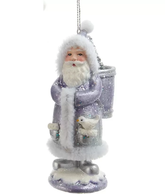 Best Ornament, Glittering Belsnickel, (German Christmas Folklore Character) With Backpack Angels & Santas