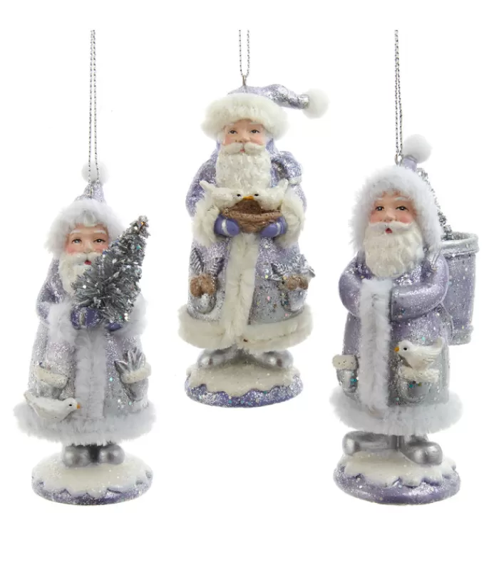 Best Ornament, Glittering Belsnickel, (German Christmas Folklore Character) With Backpack Angels & Santas
