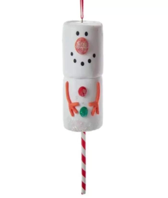 Boutique de Noël Ginger Bread & Candy Shoppe*Ornament, Marshmallow Snowman