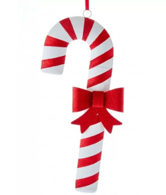 Boutique de Noël Ginger Bread & Candy Shoppe*Ornament, Metal Candy Cane