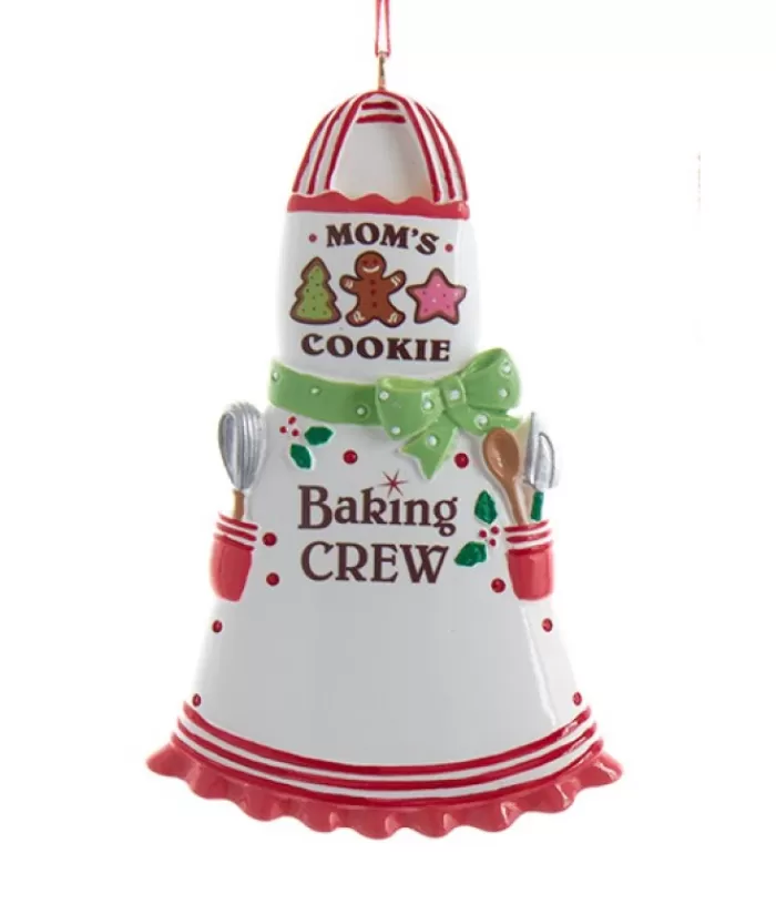 Shop Ornament, Mom' S Cookie Baking Apron Family & Friends