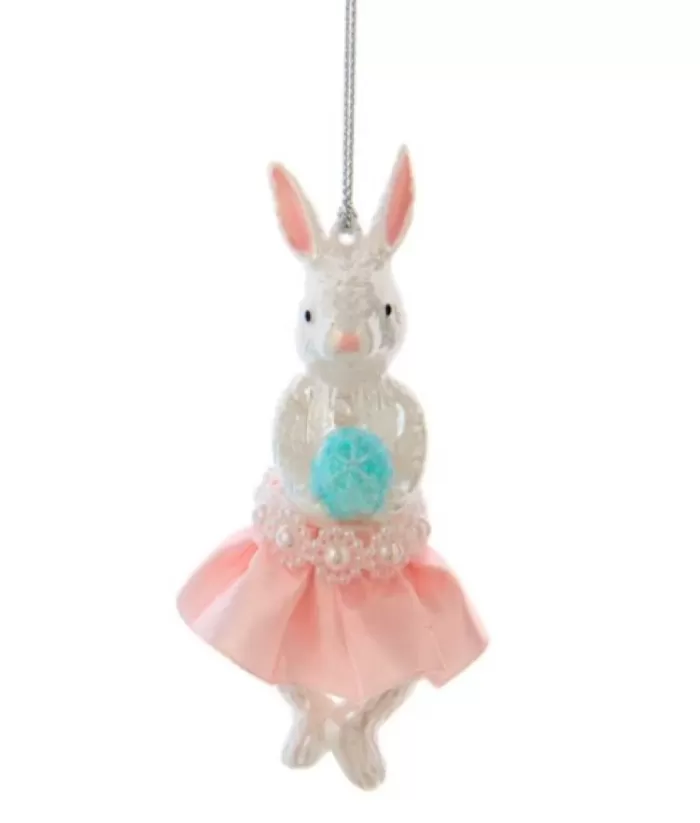 Boutique de Noël Family & Friends*Ornament, Rabbit In Pink Fabric Tutu.