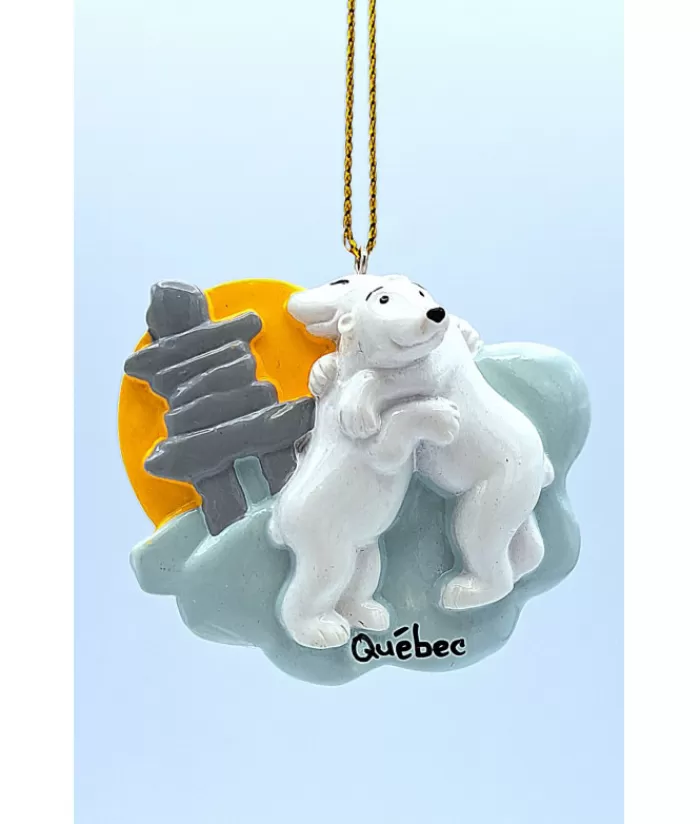 Outlet Ornament, Rcmp Polar Bear, Souvenir Of Canada Souvenirs Ornaments