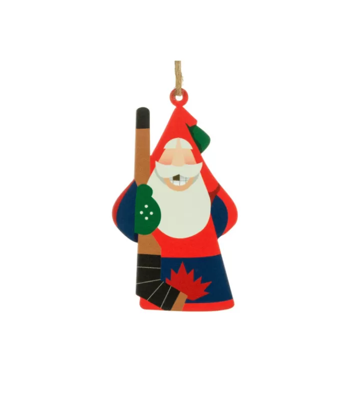 Cheap Ornament, Santa, The Hockey Player, Souvenir Of Canada Angels & Santas