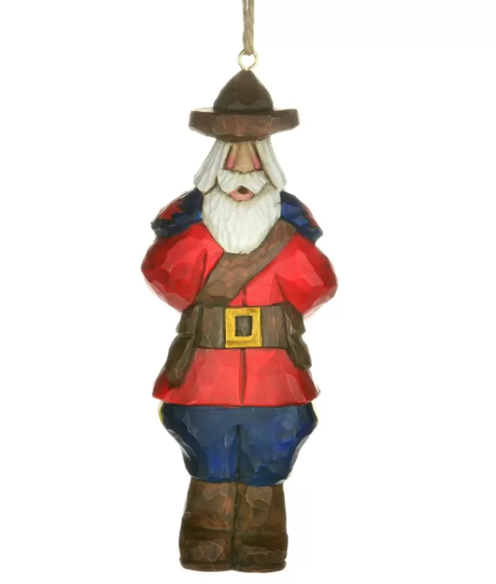 Cheap Ornament, Santa The Mountie, Souvenir Of Canada. Hobbies & Professions