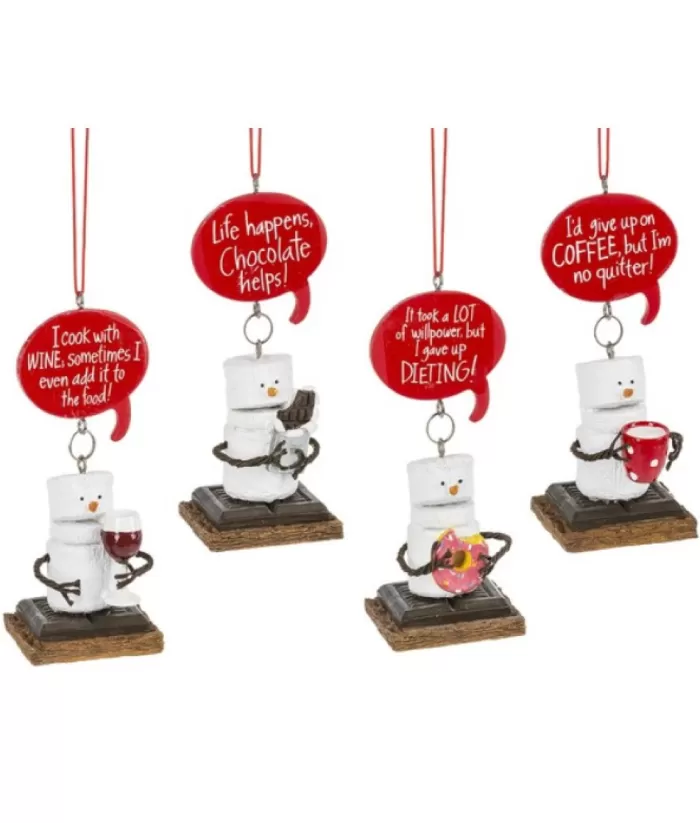 Boutique de Noël Mom'S Kitchen & Bakery*Ornament, S'Mores, Coffee Lover With Coffee