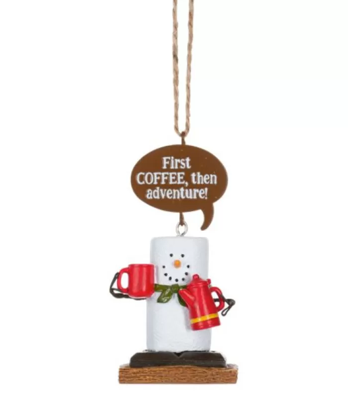 Flash Sale Ornament, S'Mores, First Coffee, Then Adventure Hobbies & Professions