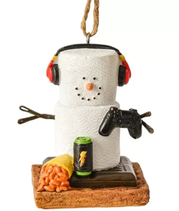 Outlet Ornament, S'Mores, Video Gamer Sweet Sentiments