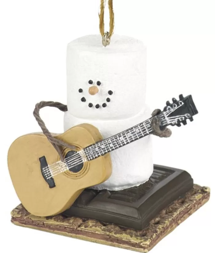 Boutique de Noël Mom'S Kitchen & Bakery*Ornament, S'Mores With Guitar