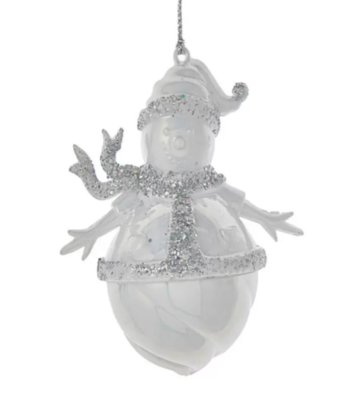 Boutique de Noël Winter Wonderland*Ornament, Snowman With Glittered Trim