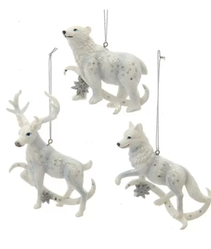 Fashion Ornament, Sparkling Polar Bear Animals