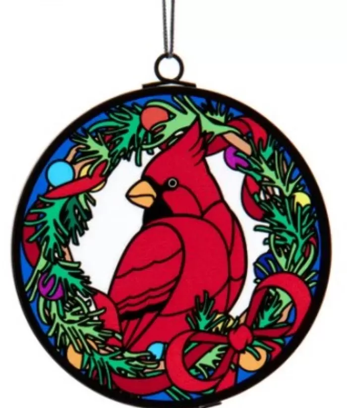 Cheap Ornament, Stained Glass, Cardinal Animals