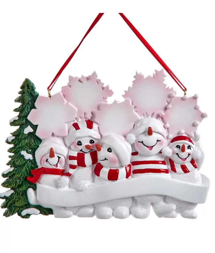 Best Sale Ornament, The Snowman Family, With Xmas Tree Snowmen