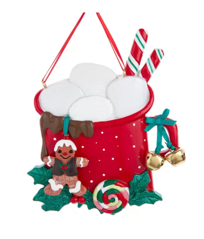 Boutique de Noël Mom'S Kitchen & Bakery*Ornament With Bells, Mug Of Hot Chocolate