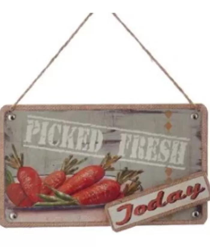 Boutique de Noël Mom'S Kitchen & Bakery*Ornament, Wooden Sign Organic Food