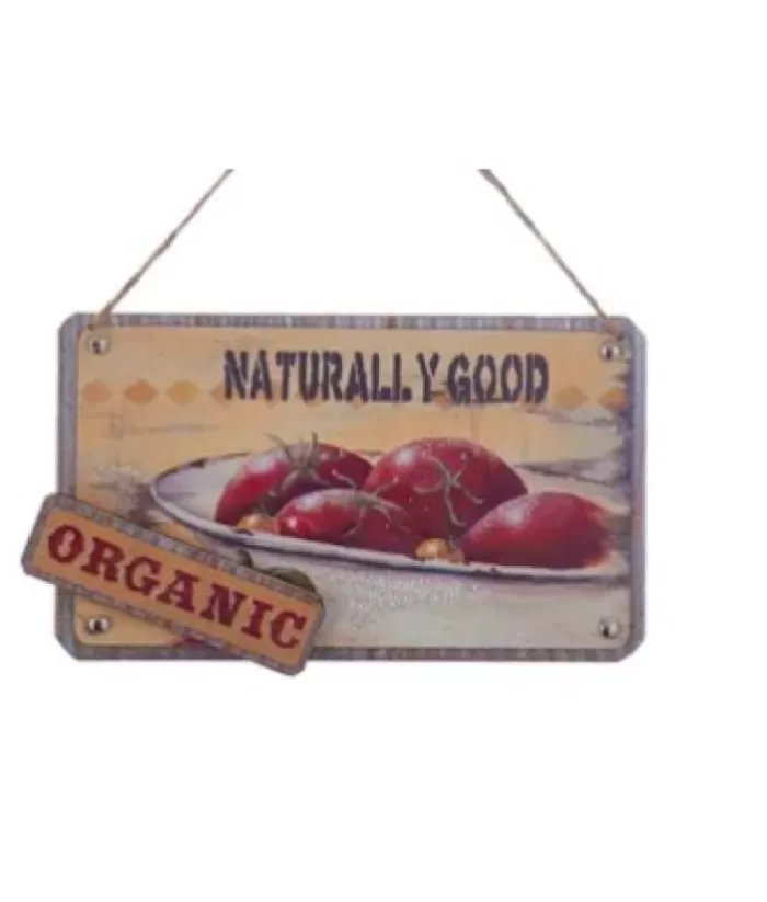 Boutique de Noël Mom'S Kitchen & Bakery*Ornament, Wooden Sign Organic Food