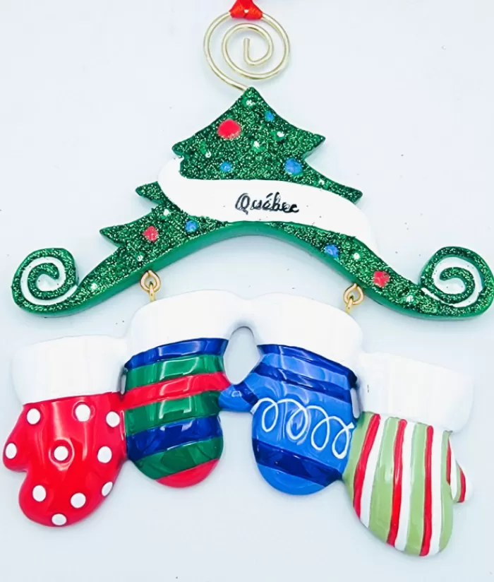 Shop Ornament, Xmas Tree, With 4 Mittens Miscellaneous