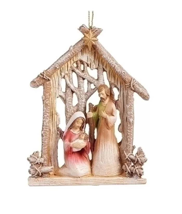 Cheap Ornamet, The Holy Family In The Stable Family & Friends