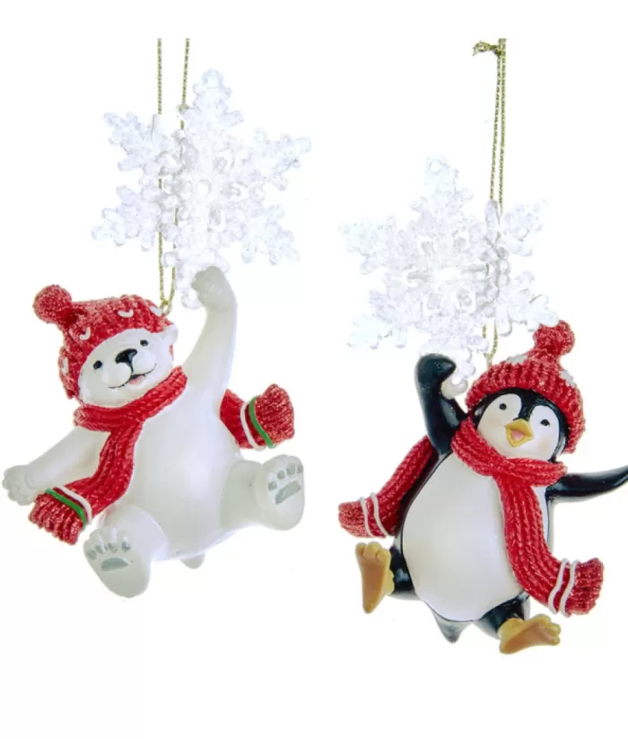 Boutique de Noël Christmas Classics*Penguin With Snowflake Ornament