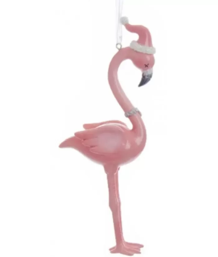 Cheap Pink Flamingo Ornament Family & Friends