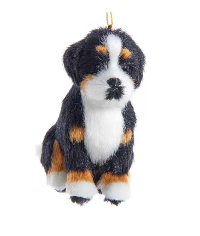 Clearance Plush Bernese Mountain Dog Ornament Dogs