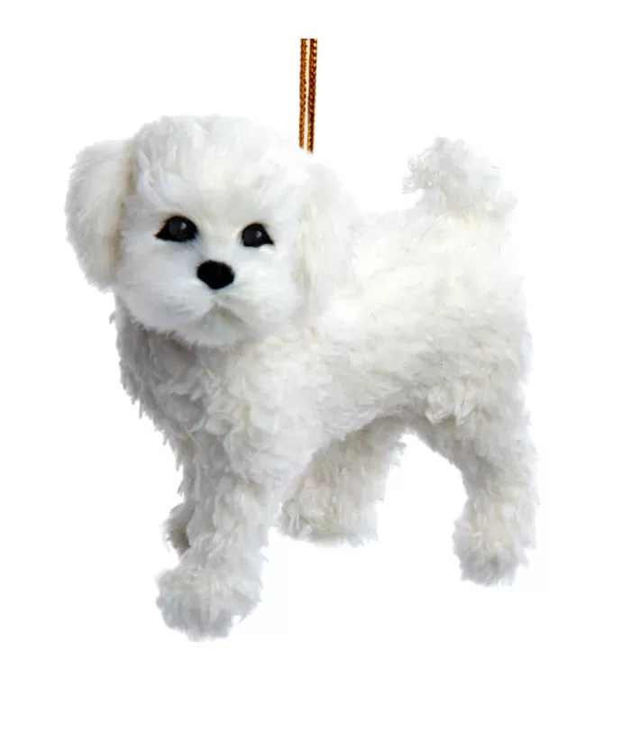 Boutique de Noël Family & Friends*Plush Bichon Frise Ornament