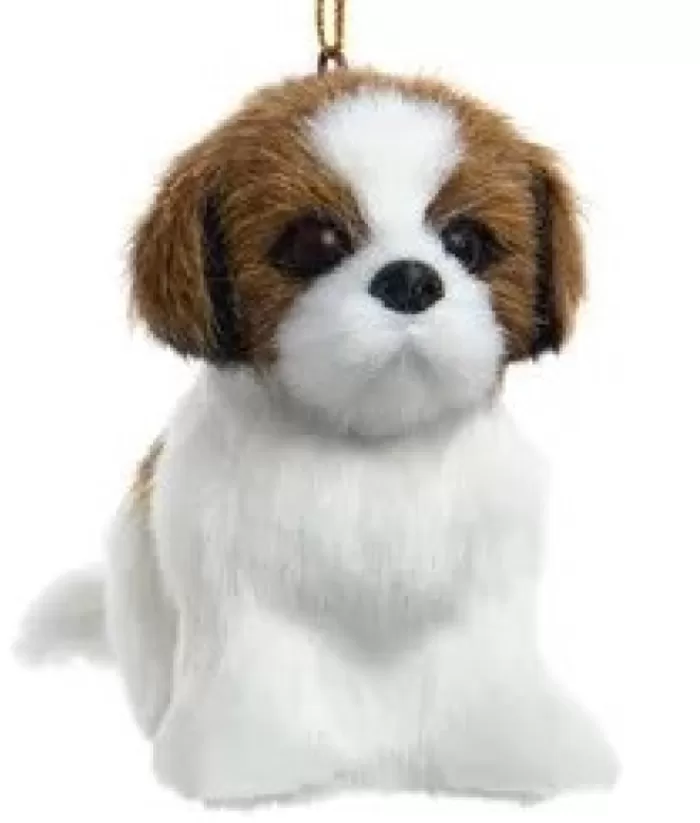 Boutique de Noël Family & Friends*Plush Brown Shih Tzu Ornament