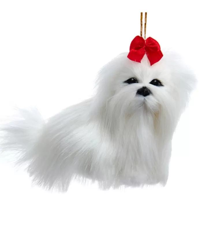 Boutique de Noël Family & Friends*Plush Maltese Ornament