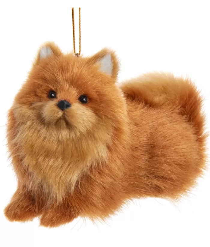 Fashion Plush Pomeranian Ornament Dogs