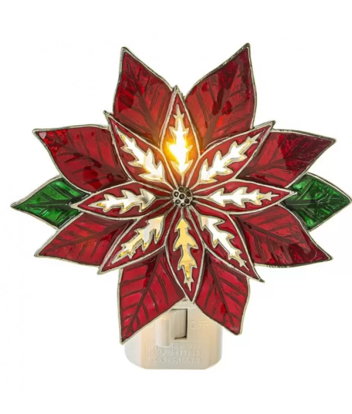 Boutique de Noël Night Lights*Poinsettia Night Light