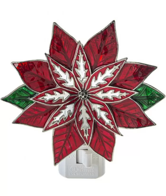 Boutique de Noël Night Lights*Poinsettia Night Light