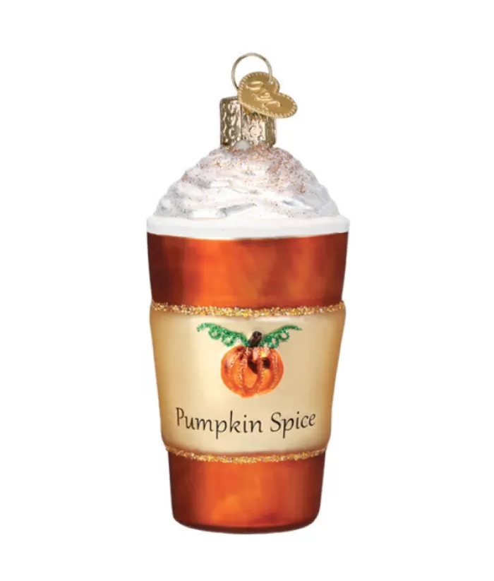 Boutique de Noël Mom'S Kitchen & Bakery*Pumpkin Spice Latte Glass Ornament